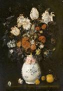 Flowers in a vase.